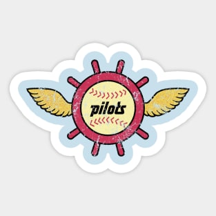 Seattle Pilots Baseball Vintage Sticker